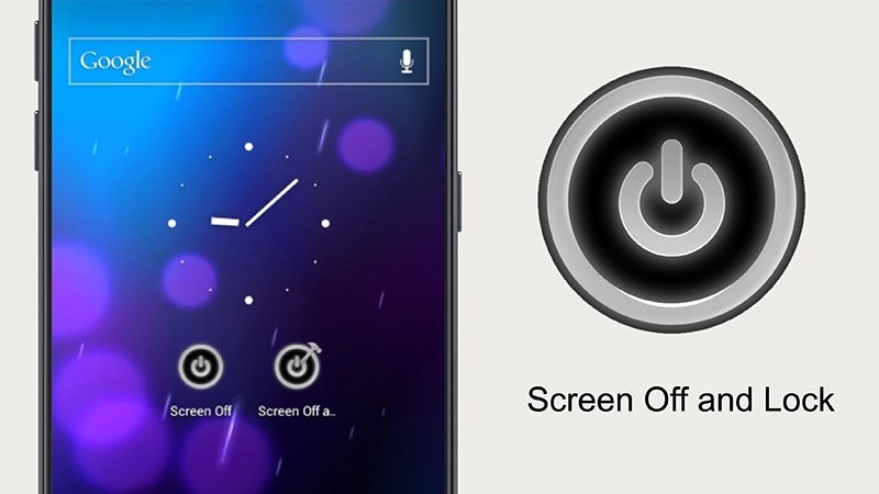 Ứng dụng Screen Off and Lock 