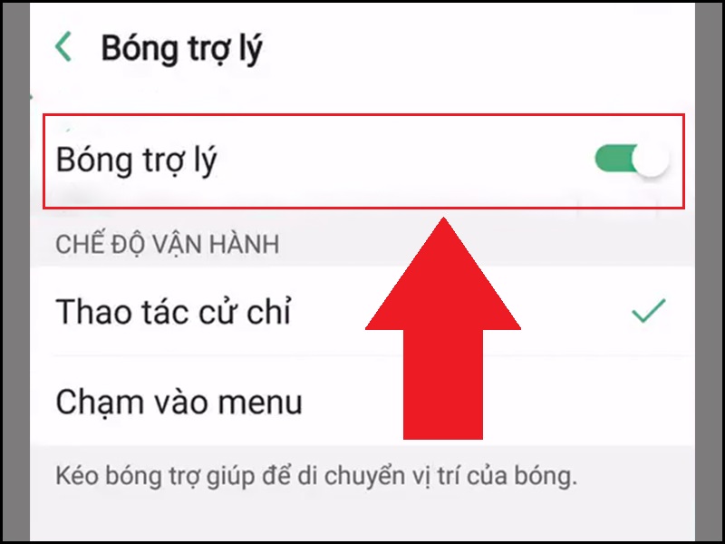 Bật nút Home ảo