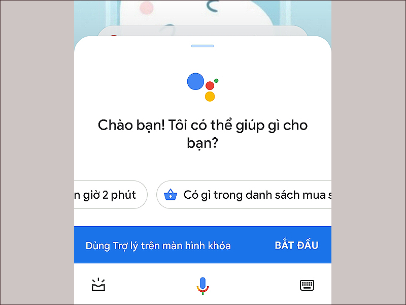 Khởi chạy Google Assistant