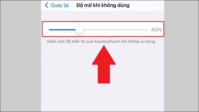 Điều chỉnh tới mức bạn muốn