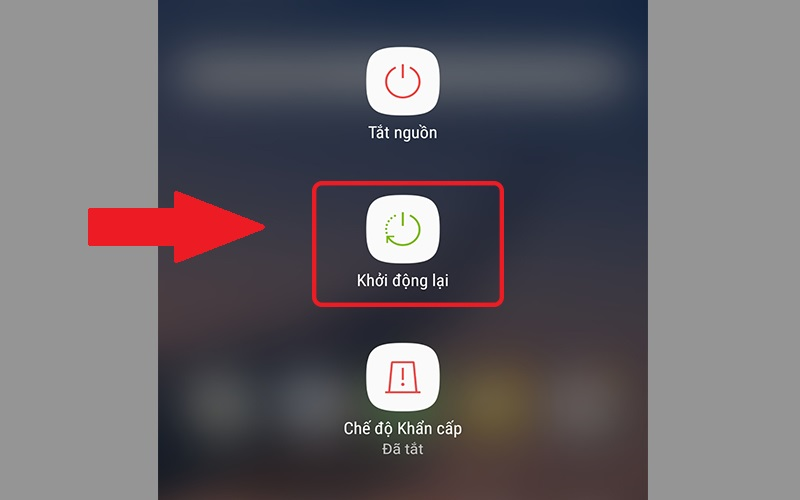Khởi động lại điện thoại để tránh tình trạng giập lag, đơ máy