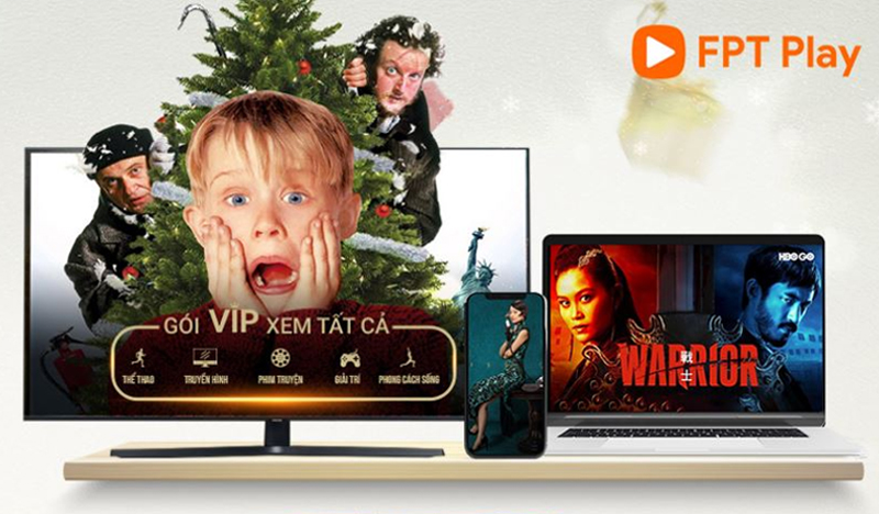 Các gói VIP của FPT Play trên Tivi