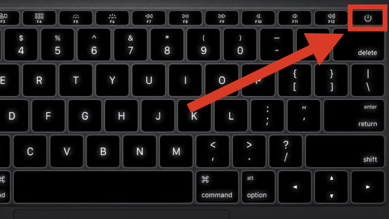 Nút nguồn MacBook