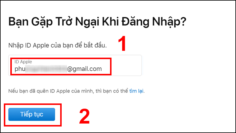 Tài khoản ID Apple của bạn bị vô hiệu hóa