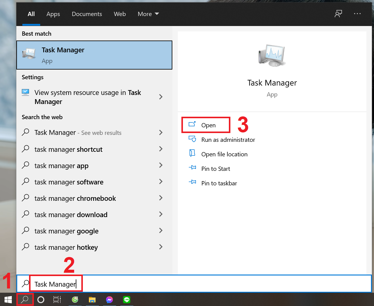 Sử dụng Task Manager để quản lý các chương trình đang chạy