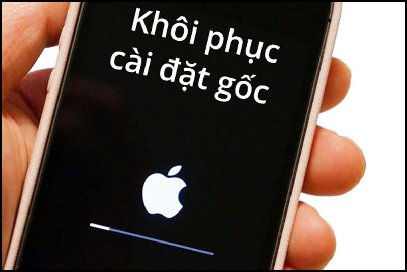 Khôi phục cài đặt gốc cho iPhone