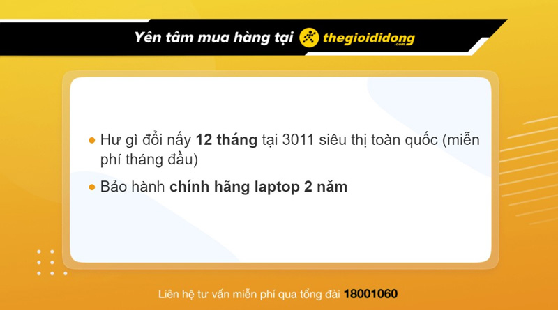  Chính sách bảo hành tại Thế Giới Di Động