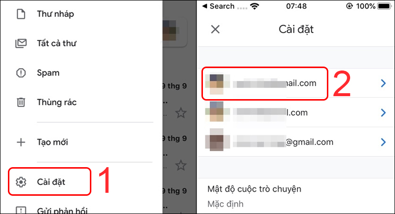Cách cài đặt hiển thị ảnh trên iPhone tương tự như trên Android