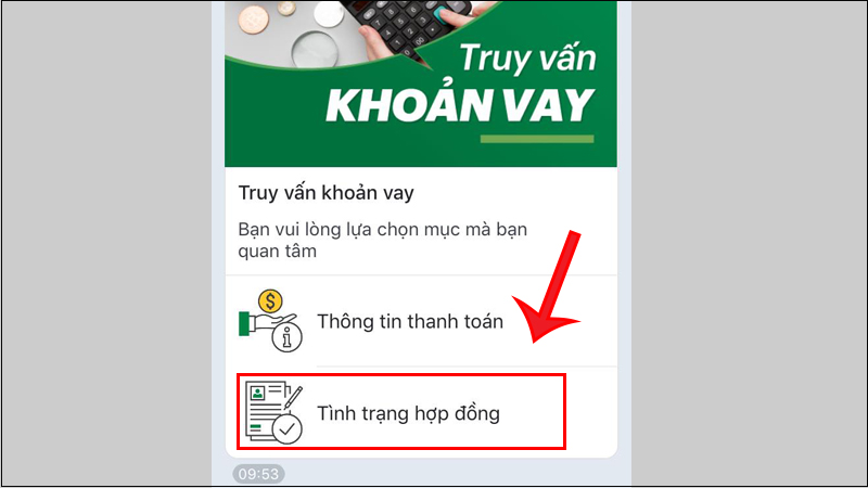 Kiểm tra tình trạng hợp đồng