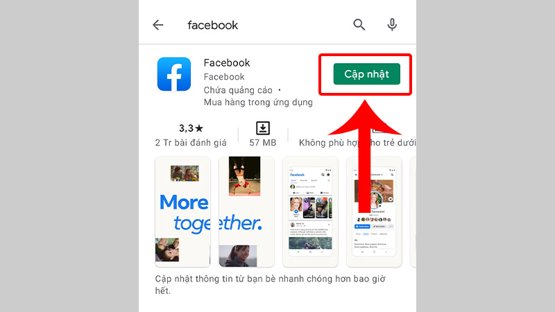 Cập nhật Facebook