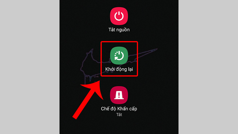 Khởi động lại điện thoại Android