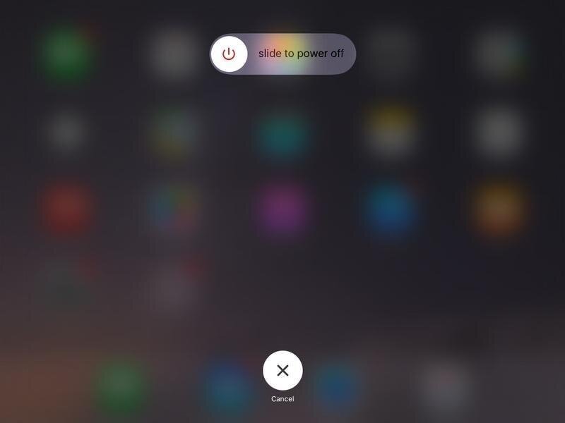 Bạn có thể khởi động lại iPad
