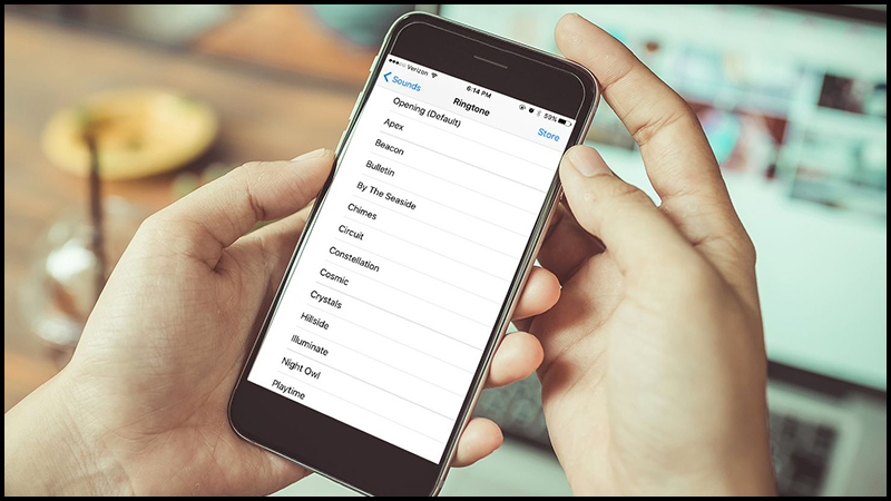 Nhạc chuông mặc định trên iPhone