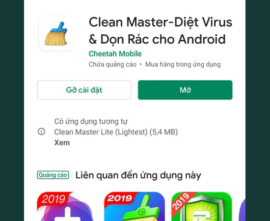 Bước 3: Mở ứng dụng khi muốn sử dụng ngay hoặc mở ứng dụng từ màn hình chính trên điện thoại.