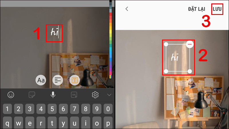 Cách chèn chữ vào ảnh trên điện thoại Samsung
