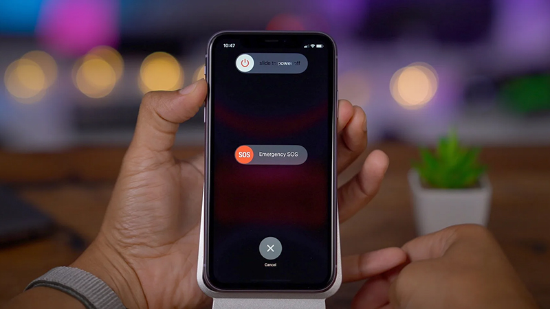 Tắt nguồn iPhone có FaceID