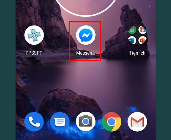 Bước 1: Các bạn truy cập vào Facebook Messenger.