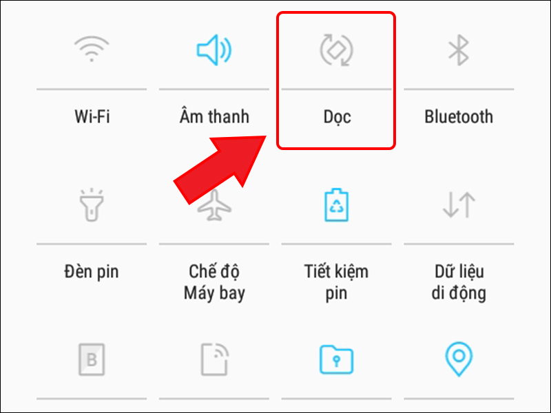 Cách bật chế độ Dọc trên điện thoại Samsung