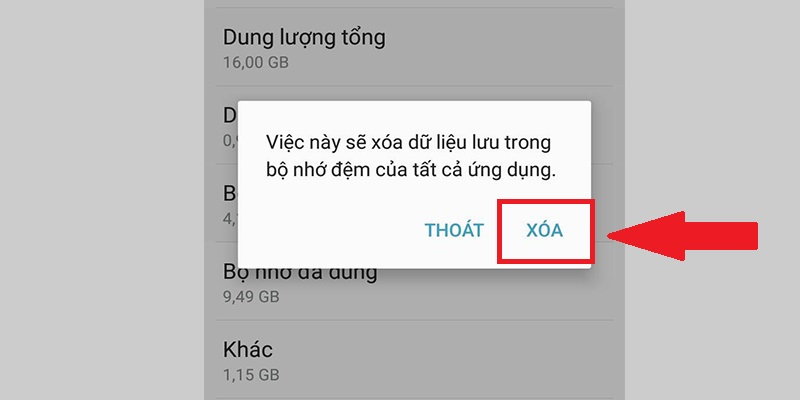 Xóa cache và bộ nhớ đệm Zalo