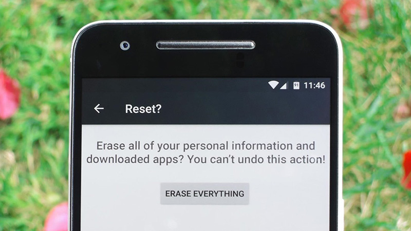 Reset có nghĩa là khôi phục lại cài đặt của thiết bị