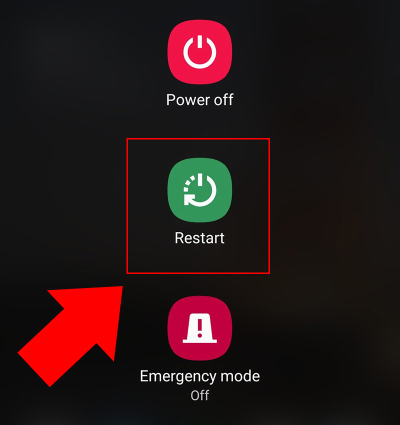 Restart điện thoại 