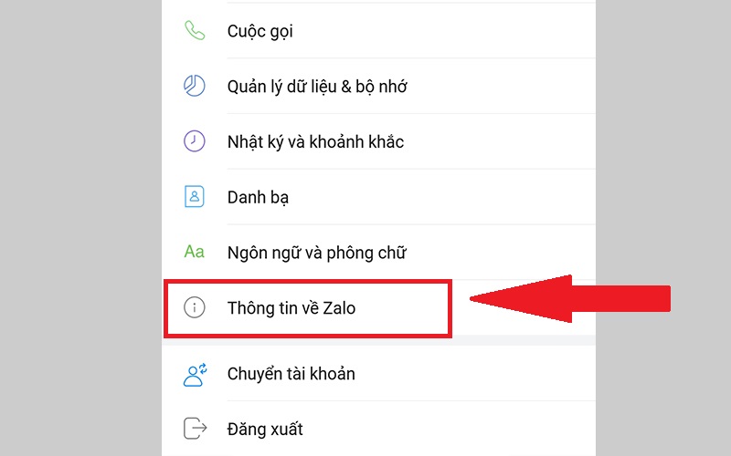 Chat trực tiếp với nhân viên Zalo