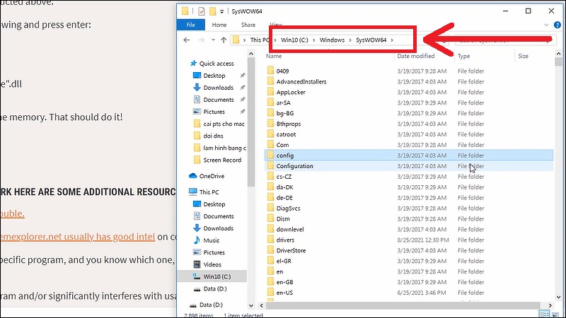 Dán file MSVCP140.dll vào thư mục ở ổ đĩa C
