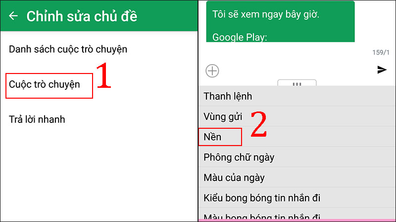  Chọn Cuộc trò chuyện 