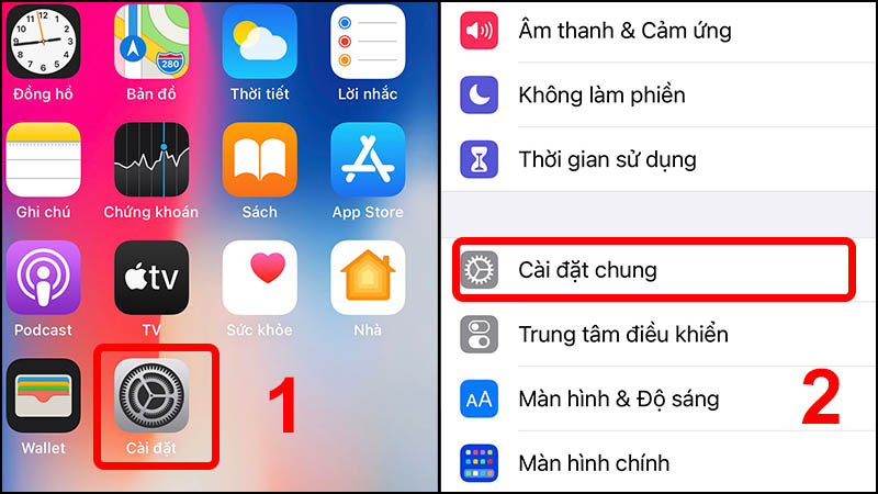 Hướng dẫn cách khắc phục trên điện thoại iPhone