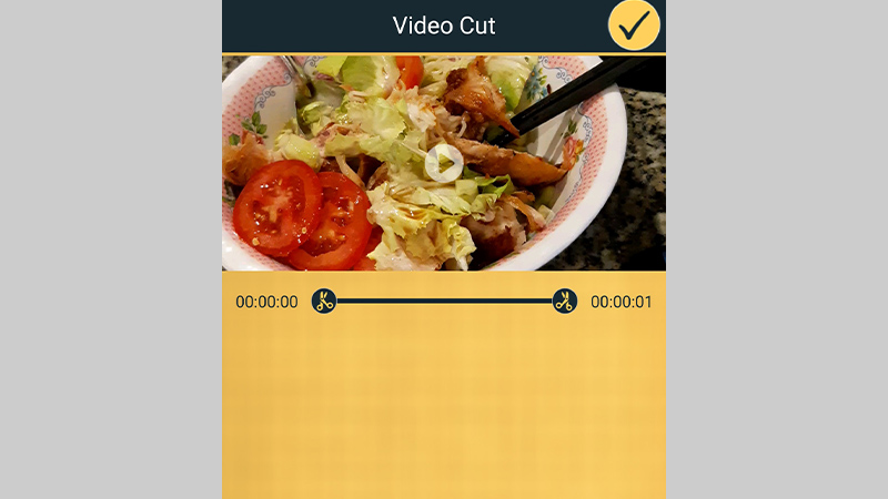 Cắt bỏ video nếu muốn
