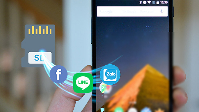 Chuyển ứng dụng tải về sang thẻ nhớ