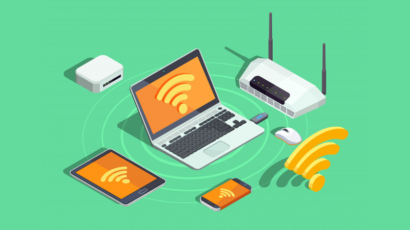 Thử kết nối WiFi trên các thiết bị khác