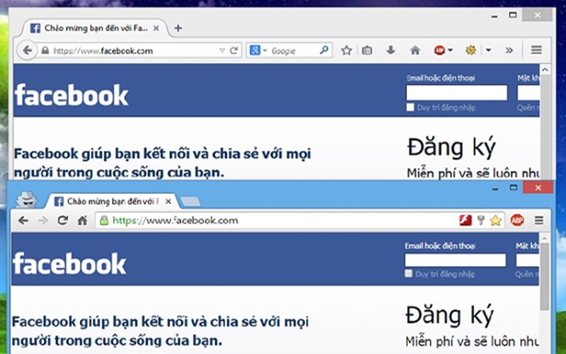 Bạn có thể đăng nhập trên nhiều trình duyệt khác nhau