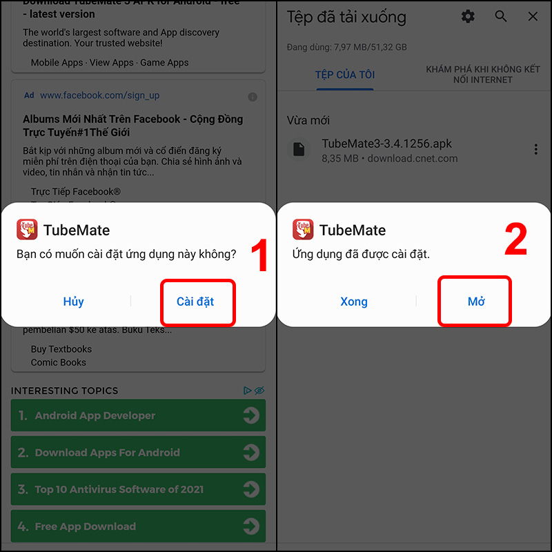 Cách tải Tubemate Video Downloader về điện thoại