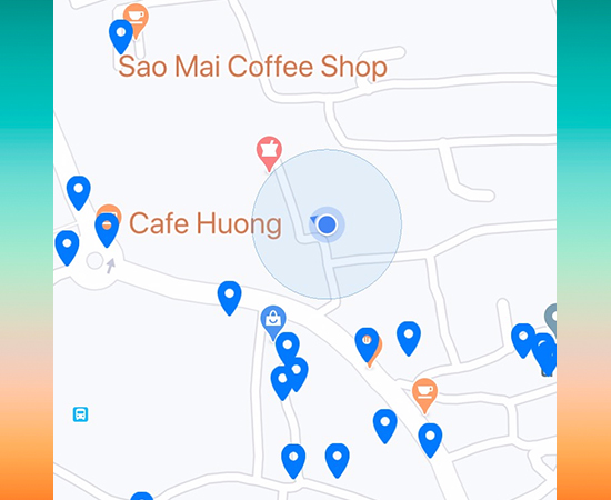 Di chuyển đến khu vực gần mốc Wi-Fi nhất để kết nối.