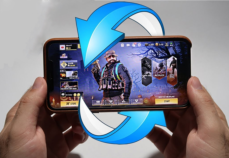 Gyroscope sẽ tự động kích hoạt nếu máy được tích hợp sẵn