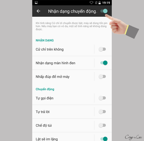 Nhận dạng chuyển động