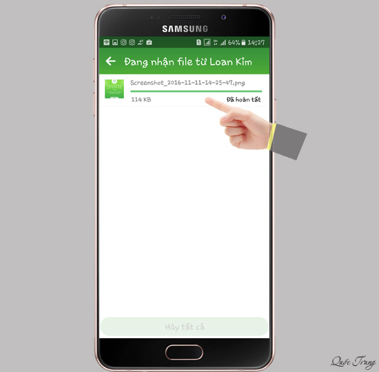 File đã được gửi thành công