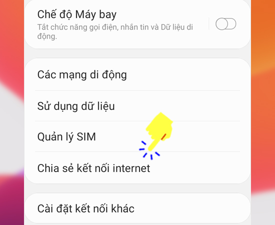 - Bước 2: Tiếp theo bạn hãy chọn Chia sẻ kết nối internet.