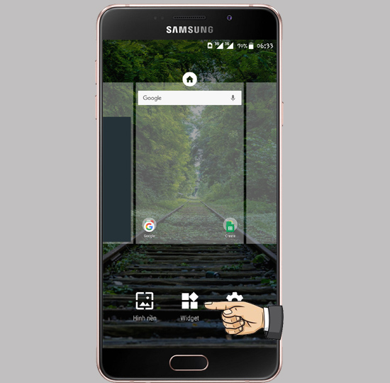 Chọn Widget