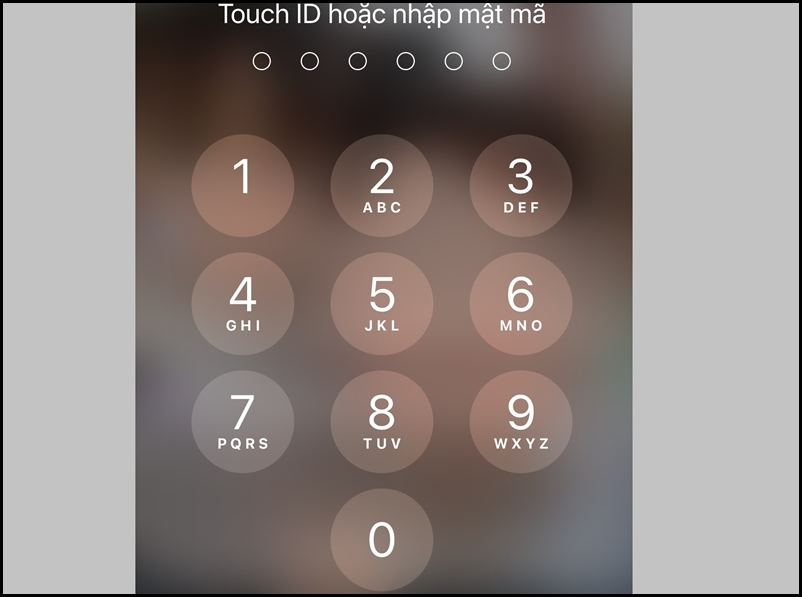 Bạn có thể sử dụng Touch ID để mở khóa thay vì nhập mật khẩu điện thoại