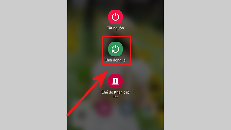 Khởi động lại máy