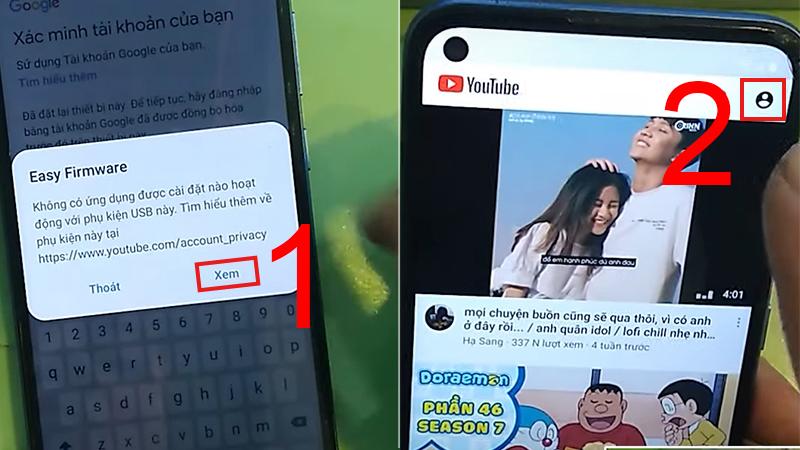 Vào Youtube