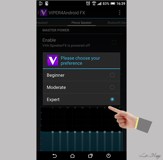 huong dan tuy bien am thanh Android