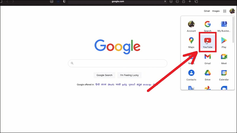 Mở Youtube trên trình duyệt Safari