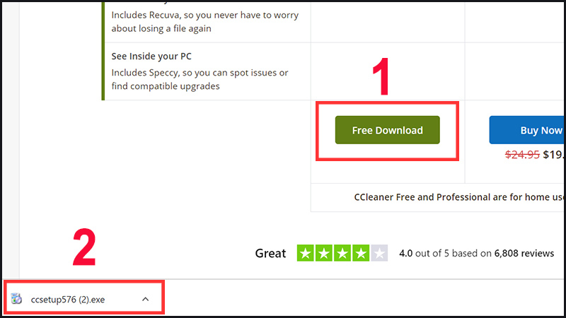 Tải và cài đặt CCleaner