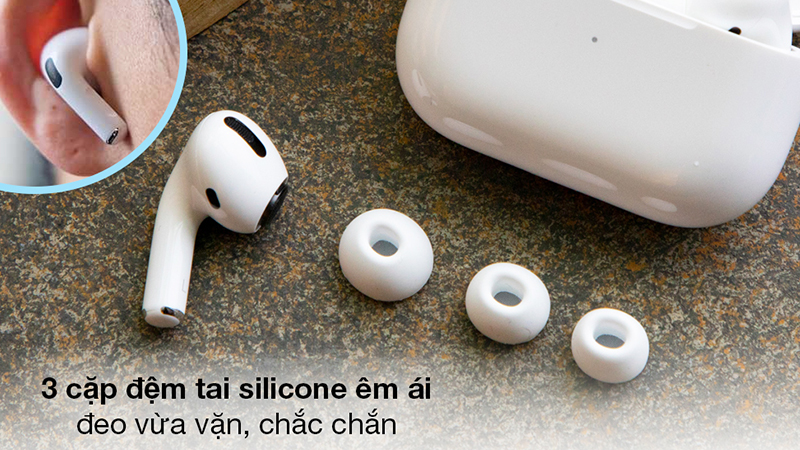 Kiểu dáng nhỏ gọn của tai nghe Bluetooth earbuds giúp người dùng thoải mái