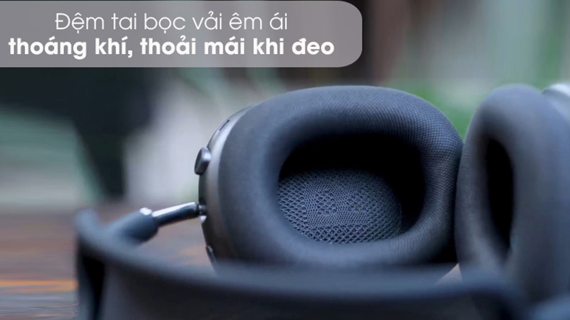 Tai nghe over ear giúp người dùng sử dụng thoải mái